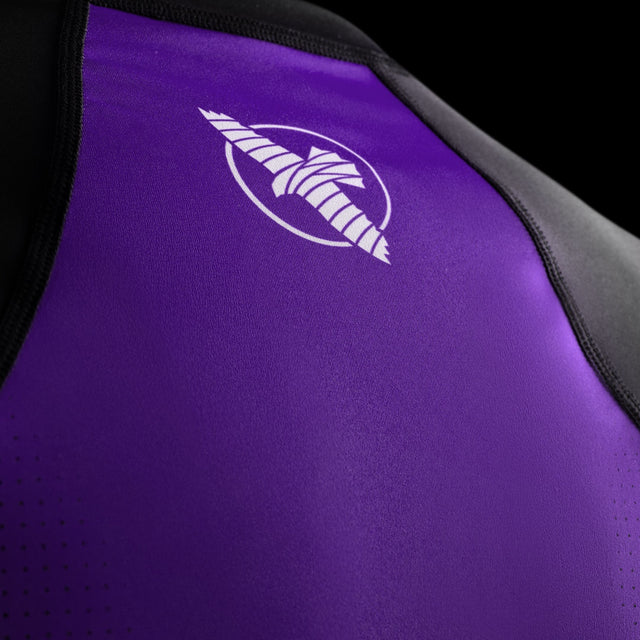 Rashguard Hayabusa Pro Ranked Manga Curta – Roxo