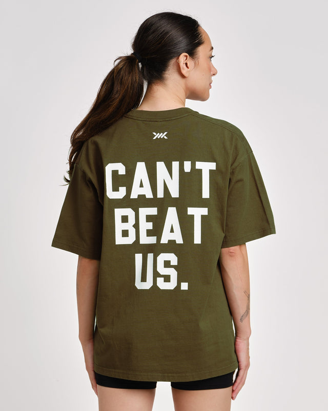 Caged Camiseta 'CBU' - Verde caqui