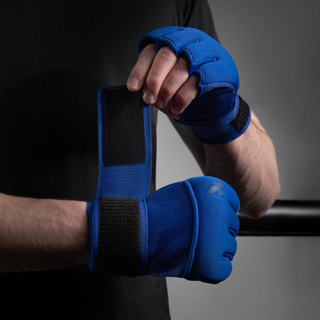 Bandes de boxe Hayabusa Deluxe Quick – Bleu