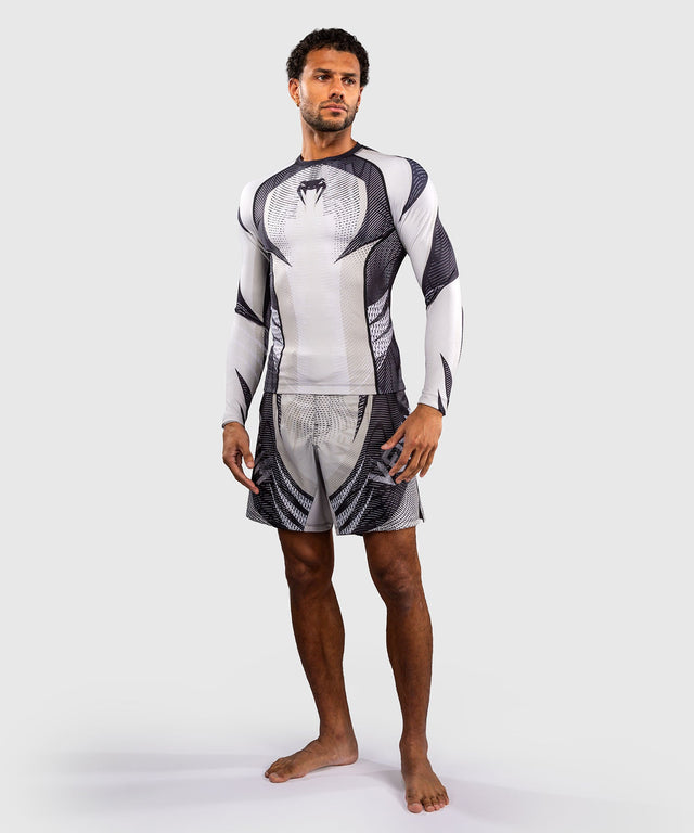 Rashguard Venum Galactic 3.0 Manga Comprida – Offwhite/Preto