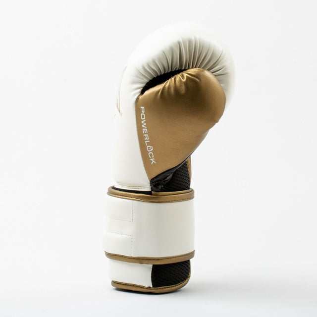Everlast Boksehandsker Powerlock 2R – Hvid/Guld