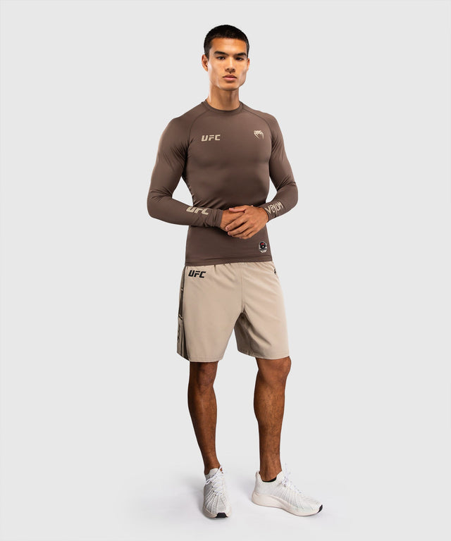 Venum UFC Rashguard Unity Long Sleeves – Brown