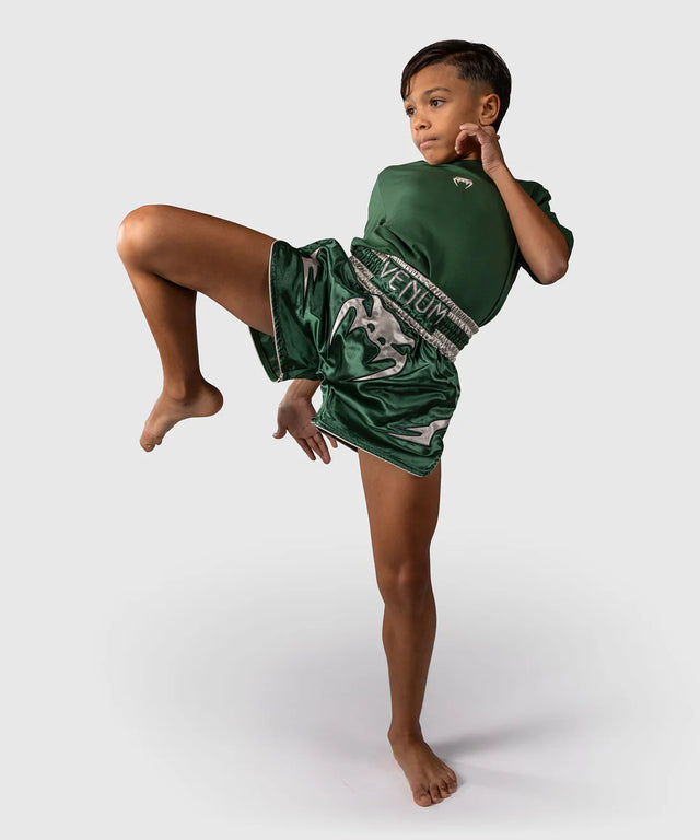 Venum Muay Thai shorts Inferno Børn - Grøn