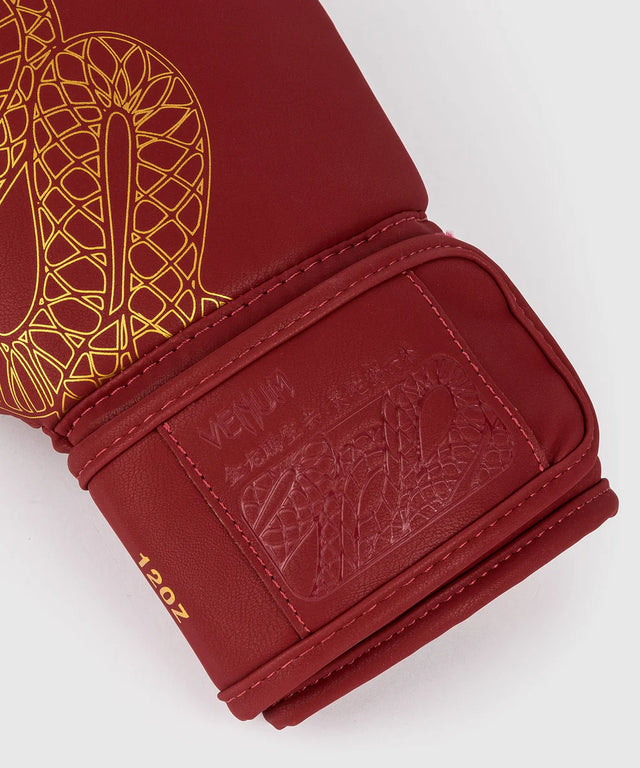 Mănuși de box Venum Serpenti – Burgundy