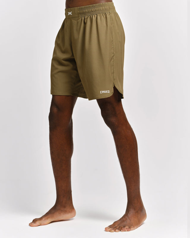 Calções de MMA Caged Tactical – Verde militar