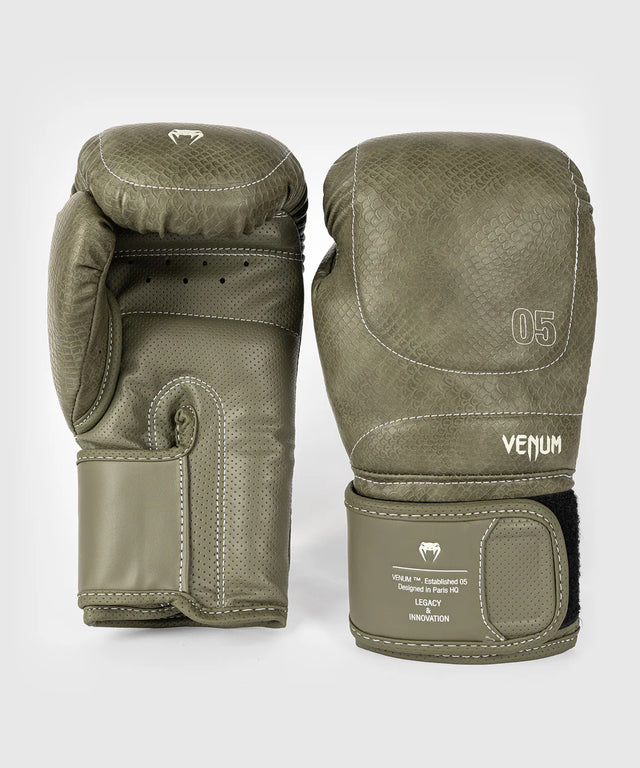 Venum Bokshandschoenen Impact Evo Scales - Legergroen