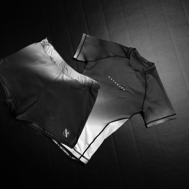 Rashguard Hayabusa Apex Nova Courtes Manches Femme – Gris