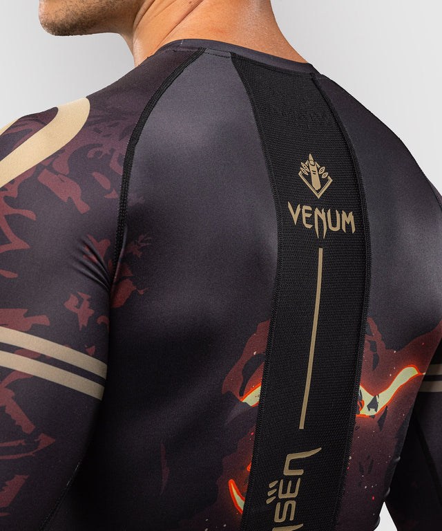 Venum Rashguard x Jujutsu Kaisen Sukuna Long Sleeves – Black/Beige