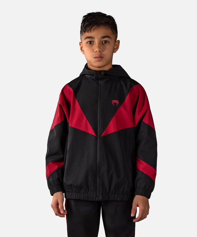 Chaqueta de entrenamiento Venum Vectra – Niños – Negro/Rojo