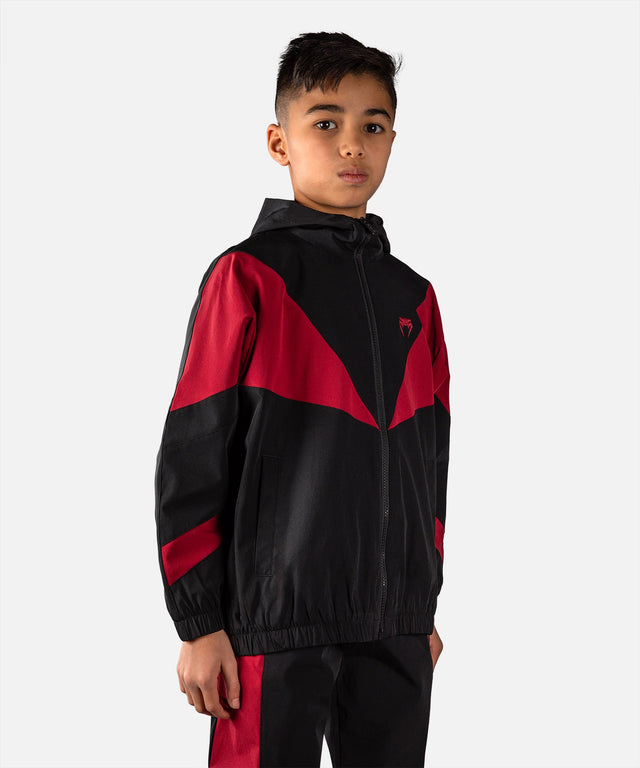 Chaqueta de entrenamiento Venum Vectra – Niños – Negro/Rojo
