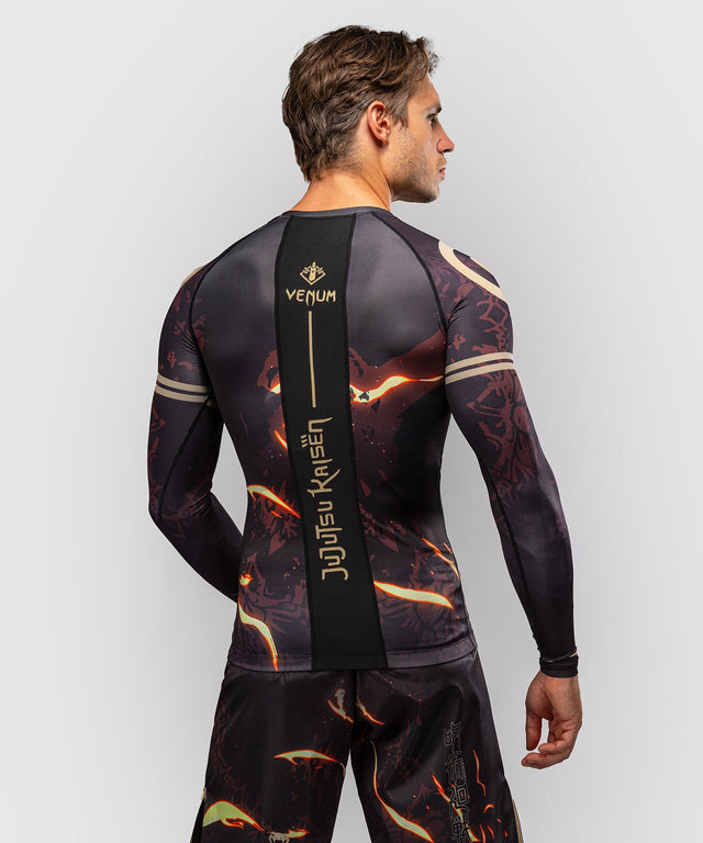 Venum Rashguard x Jujutsu Kaisen Sukuna Long Sleeves – Black/Beige