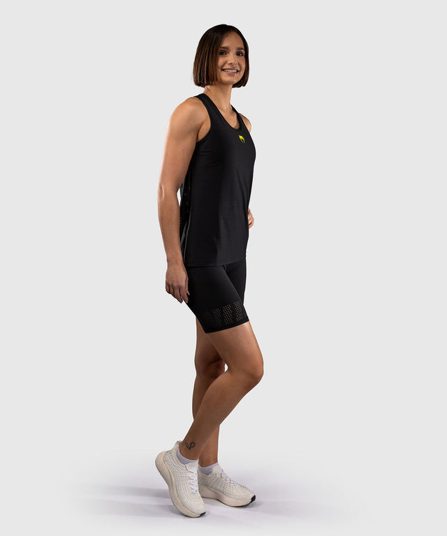 Canotta Venum Lazer Dry Tech da donna – Nero/Giallo