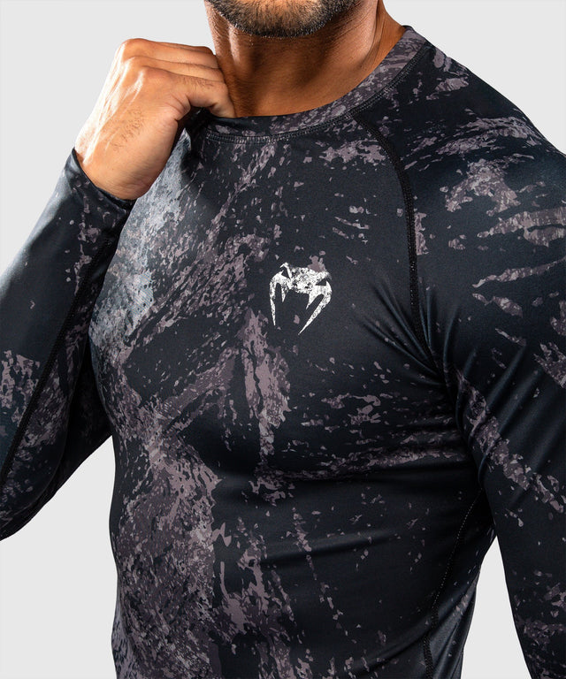 Venum Rashguard Rage & Workout Maniche lunghe - Nero/Grigio