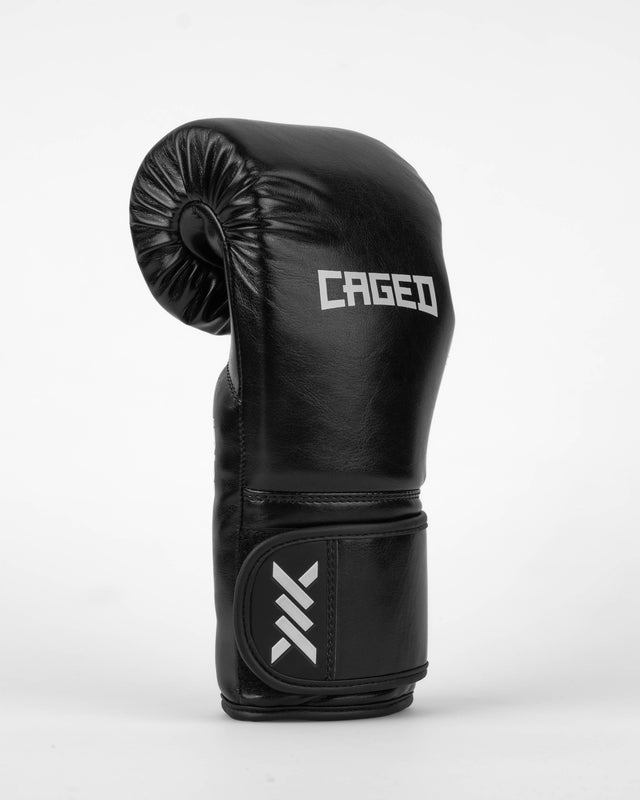 Gants de boxe Caged Core – Noir/Blanc