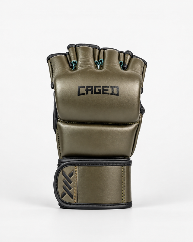 Luvas de MMA Caged 'X' Series – Cáqui/Preto