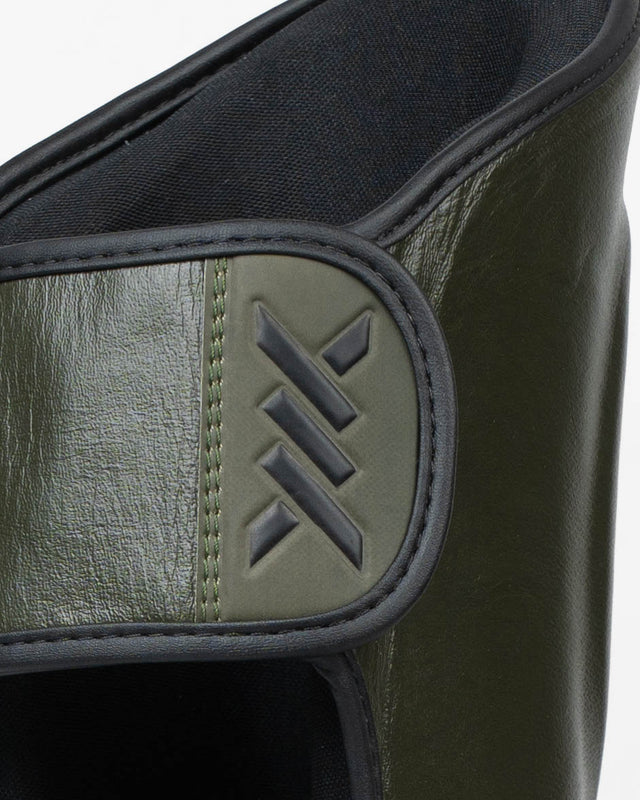 Ochraniacze na piszczele Caged 'X' Series – Khaki/Czarne