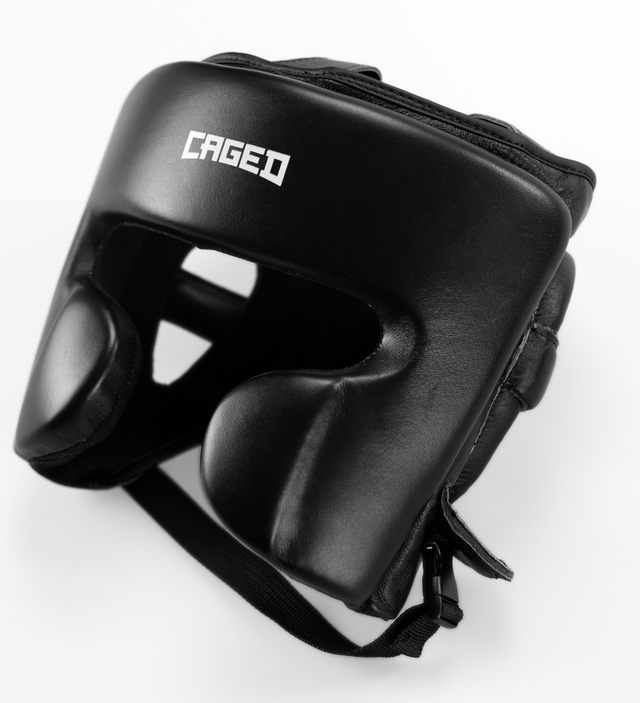 Casco de boxeo Caged 'X' Series – Negro