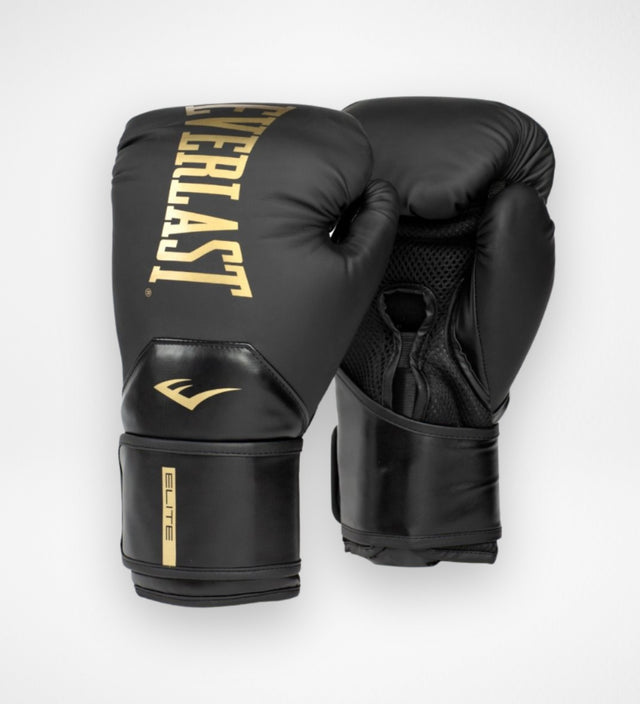 Luvas de boxe Everlast Elite2 – Preto/Ouro