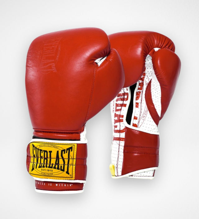 Gants de boxe Everlast 1910 Hook and Loop – Rouge