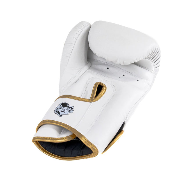 Mănuși de box Booster PRO BGL VX4 – Alb/Auriu