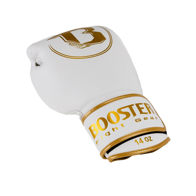 Mănuși de box Booster PRO BGL VX4 – Alb/Auriu