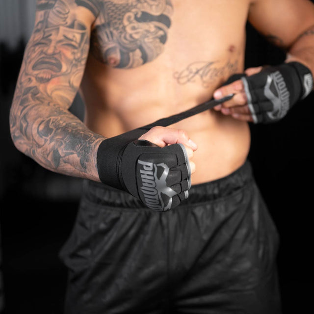 Vendas de boxeo Phantom Athletics Impact Gel – Negro