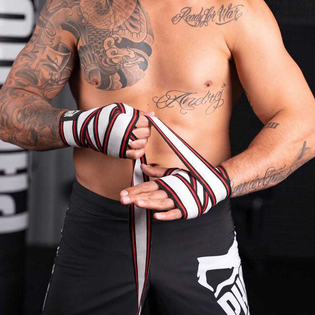 Boxerské bandáže Phantom Athletics MT-Pro – Červené