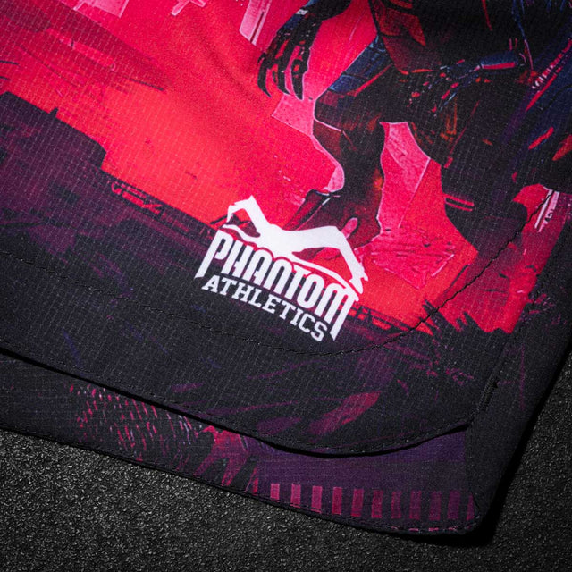 Phantom Athletics MMA-shorts FUSION-R Cyber-X – Lilla/Blå