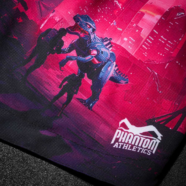 Phantom Athletics MMA-shorts FUSION-R Cyber-X – Lilla/Blå