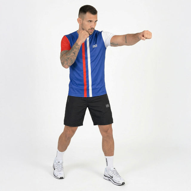 T-shirt da allenamento Phantom Athletics EVO+ Team Serbia – Blu