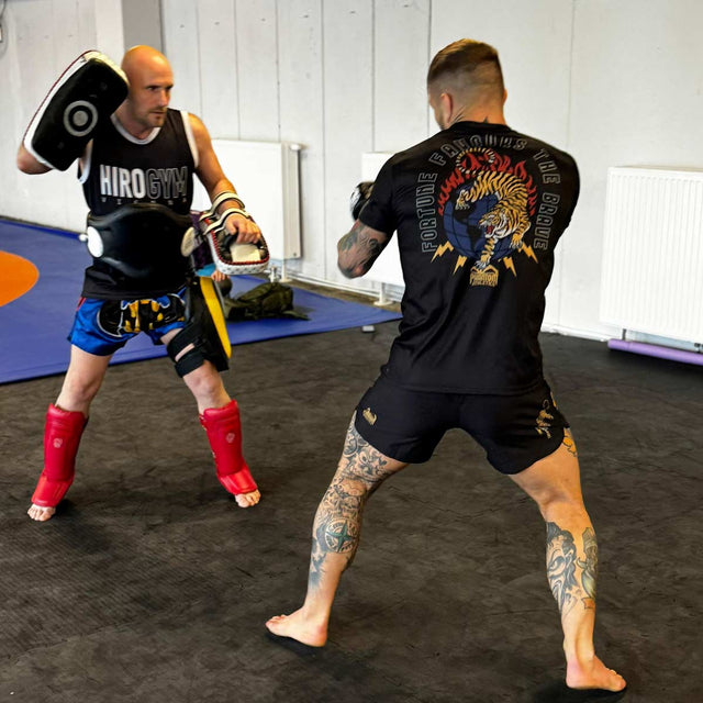 Pantaloncini MMA Phantom Athletics FUSION-R Tiger Domination – Arancione/Nero