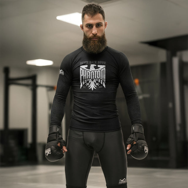Phantom Athletics Rashguard Germany Eagle Lange Mouwen - Zwart