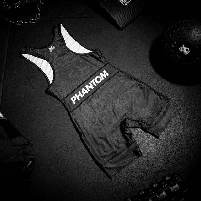 Phantom Athletics Worstelsinglet EVO Serious - Sort