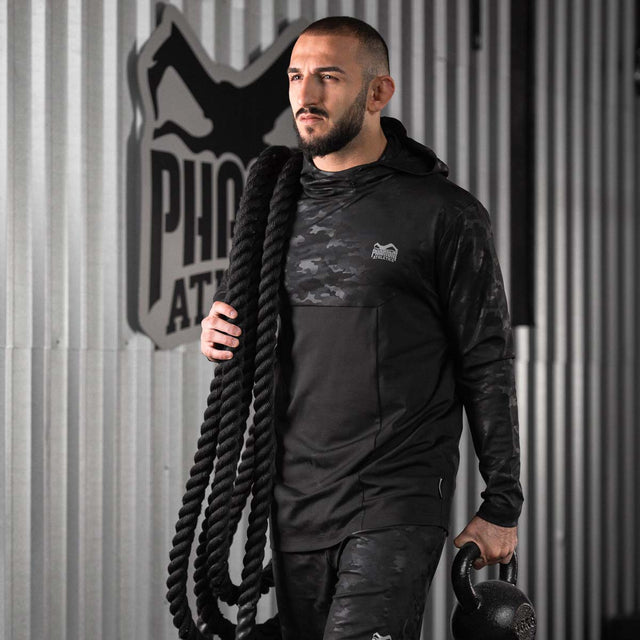 Phantom Athletics Hoodie Shadow - Sort/Camo