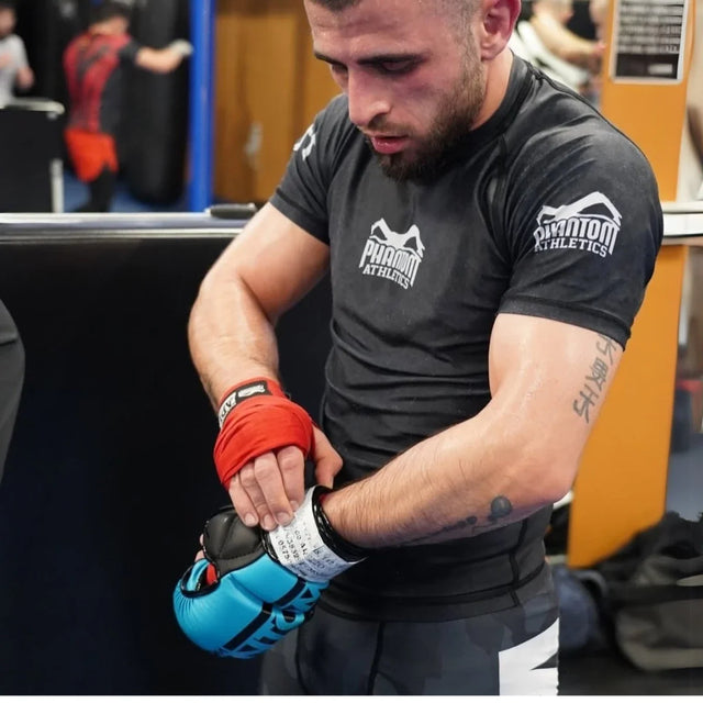 Gants de MMA Phantom Athletics APEX – Bleu fluo