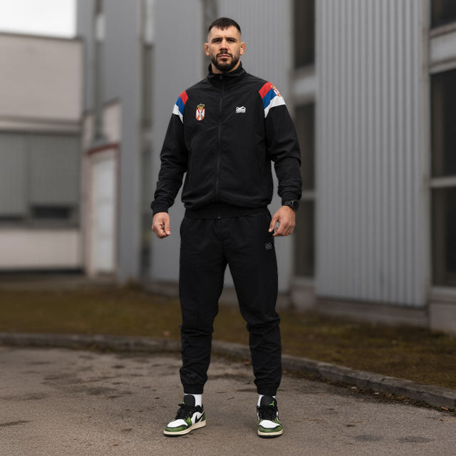 Jacheta de antrenament Phantom Athletics DMC Team Serbia - Negru