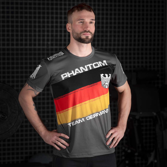 Phantom Athletics T-shirt de treino EVO Germany – Preto