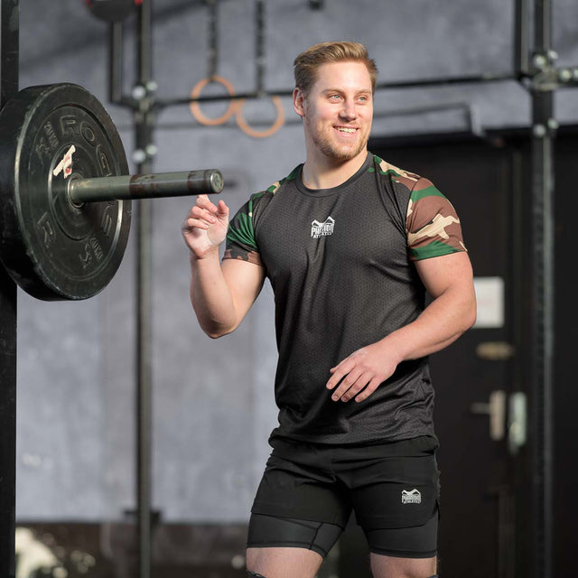 Tréninkové tričko Phantom Athletics EVO Camo – Woodland