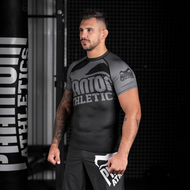 Phantom Athletics Rashguard Supporter – Black/Grey