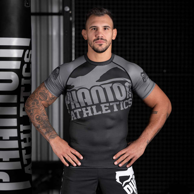 Phantom Athletics Rashguard Supporter – Black/Grey