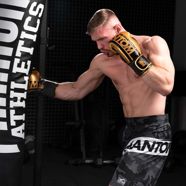 Phantom Athletics Boksehandsker APEX Speed - Sort/Guld