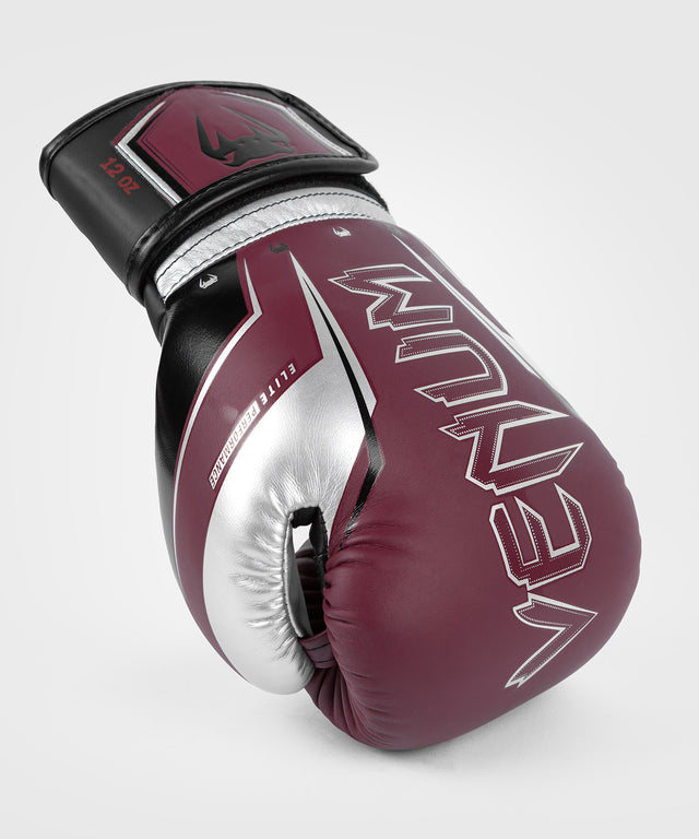 Guantoni da boxe Venum Elite Evo – Rosso/Argento