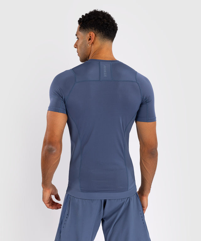Rashguard Venum G-Fit Air manches courtes – Foggy Blue