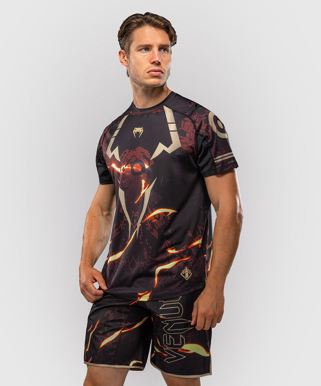 T-shirt Venum x Jujutsu Kaisen Sukuna – Nero/Beige chiaro