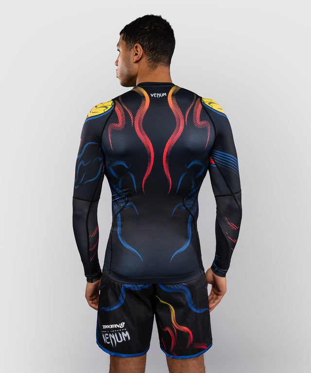 Venum Rashguard TEKKEN 8 Yoshimitsu – Negro/Naranja – foto 4