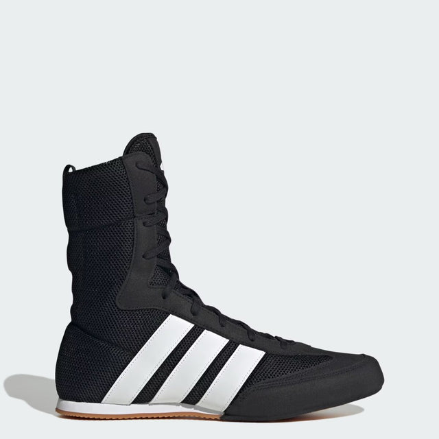 Buty bokserskie Adidas Box Hog Classic – Czarne/Białe