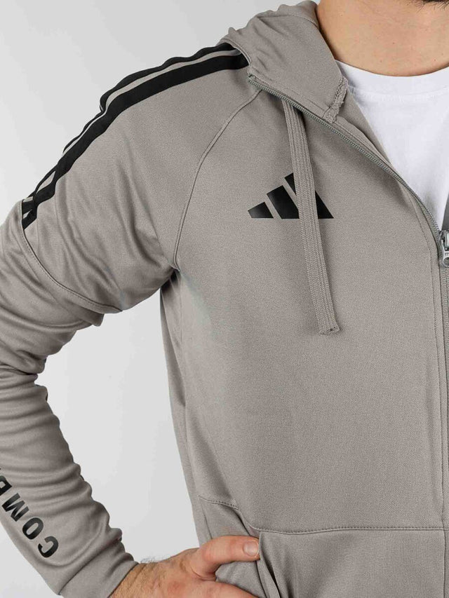 Adidas Træningsjakke Community Sports - Grå/Sort