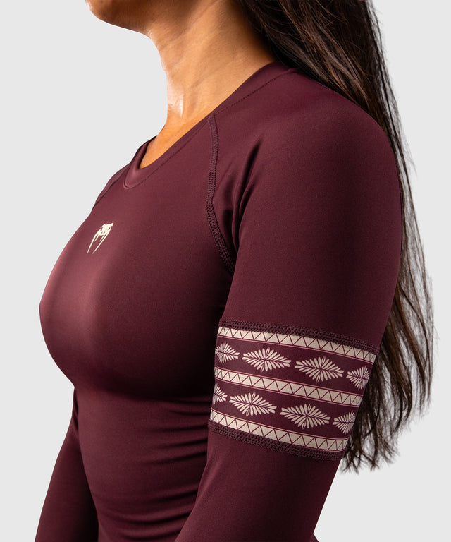Rashguard Venum Talisman Manches Longues – Prune