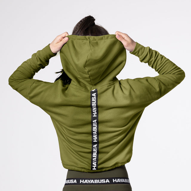 Felpa Hayabusa Cozy Fleece da donna – Verde oliva