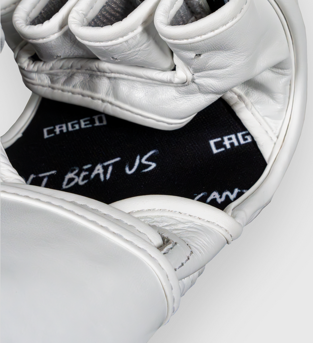 Luvas de sparring MMA Caged X Series – Branco/Branco